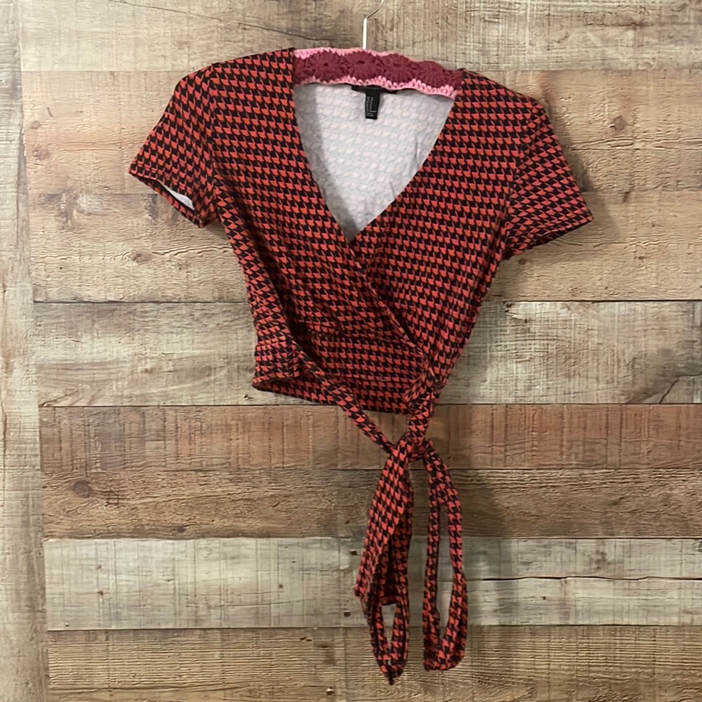 Forever 21 Wrap Crop Top